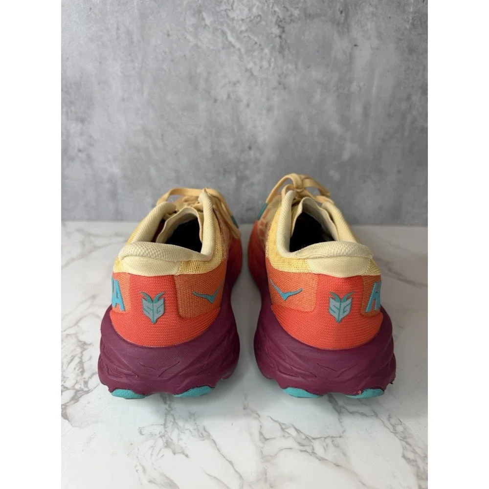 Hoka One One Speedgoat 5 Trail Running Shoes Multicolor Womens 7.5B Vibram